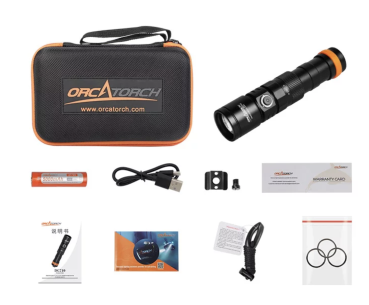Orcatorch DC710 Tauchlampe-Set